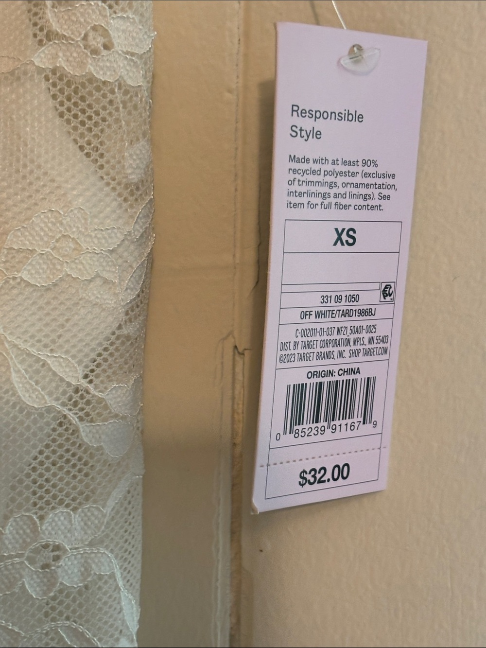 Wild Fable White Lace Dress Size XS - Picture 4 of 7